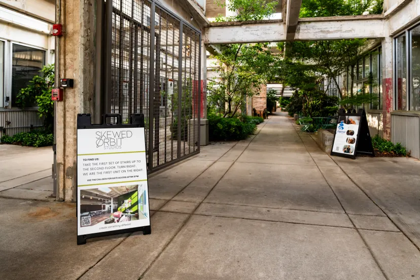 Skewed Orbit Studios entrance